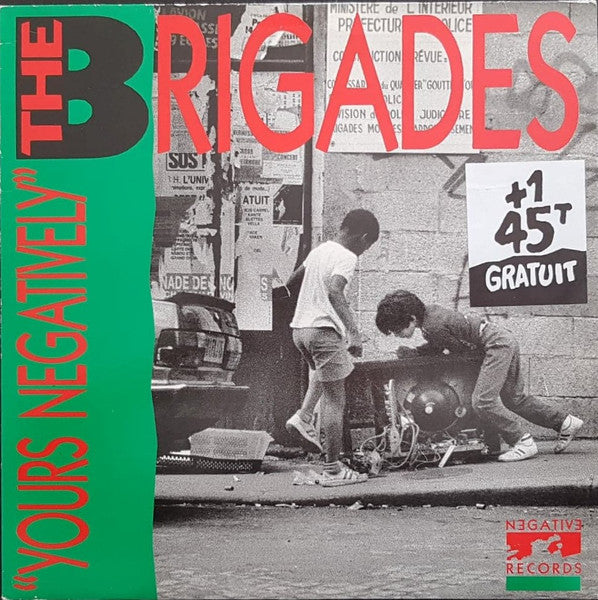 The Brigades : Yours Negatively (LP, Album + 7")
