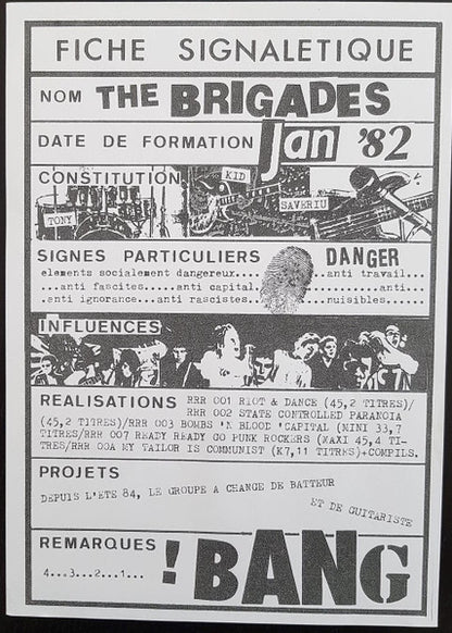 The Brigades : Yours Negatively (LP, Album + 7")
