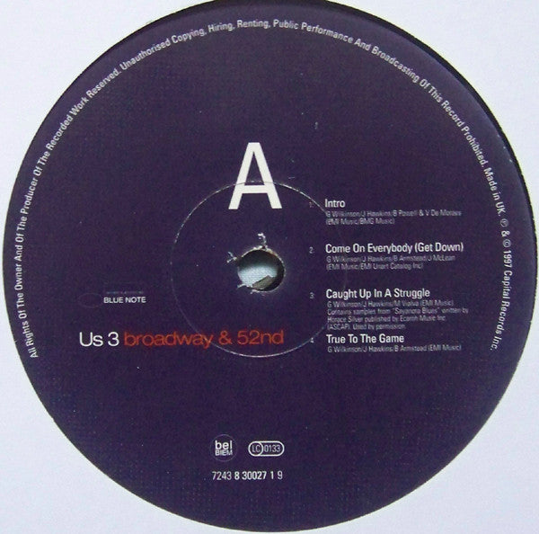 Us3 : Broadway & 52nd (2xLP, Album)