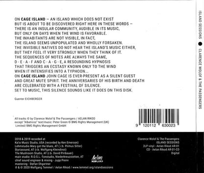 Clarence Wolof & The Passengers : Island Sessions (CD, Album)