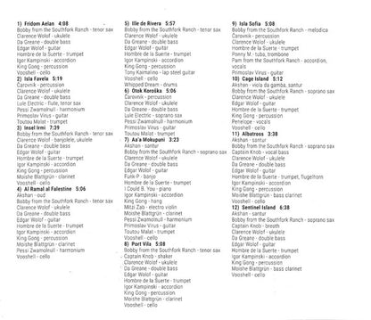 Clarence Wolof & The Passengers : Island Sessions (CD, Album)