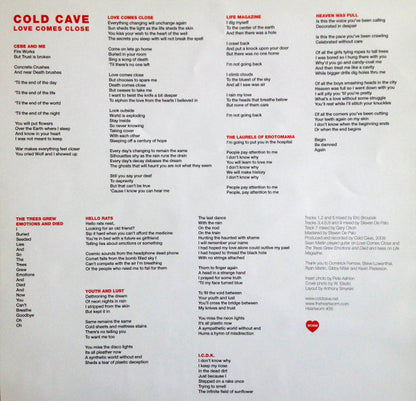 Cold Cave : Love Comes Close (LP, Album)