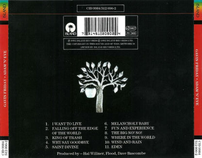 Gavin Friday : Adam 'n' Eve (CD, Album, RE)