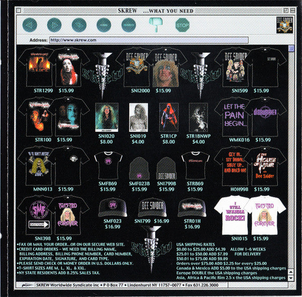 Dee Snider : Never Let The Bastards Wear You Down (CD, Album)