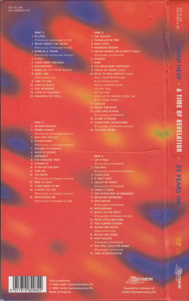 Uriah Heep : A Time Of Revelation - 25 Years On (4xCD, Comp, RM + Box, Ltd)