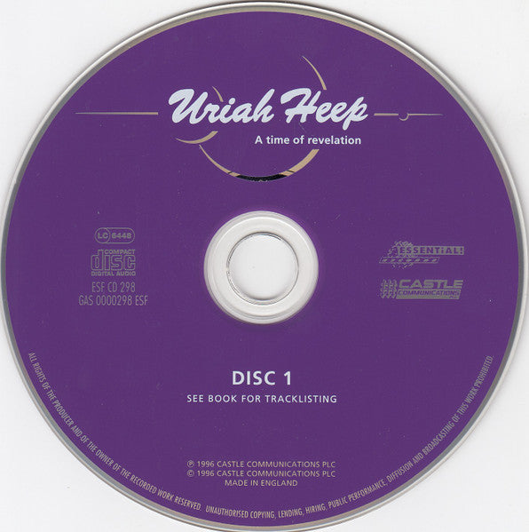 Uriah Heep : A Time Of Revelation - 25 Years On (4xCD, Comp, RM + Box, Ltd)