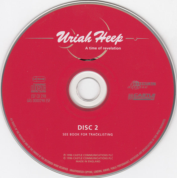 Uriah Heep : A Time Of Revelation - 25 Years On (4xCD, Comp, RM + Box, Ltd)
