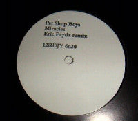 Pet Shop Boys : Miracles (Eric Prydz Remix) (12", S/Sided, Promo, W/Lbl)
