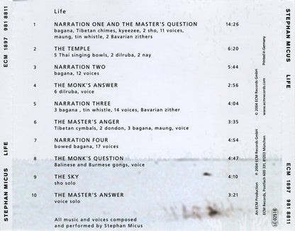 Stephan Micus : Life (CD, Album)