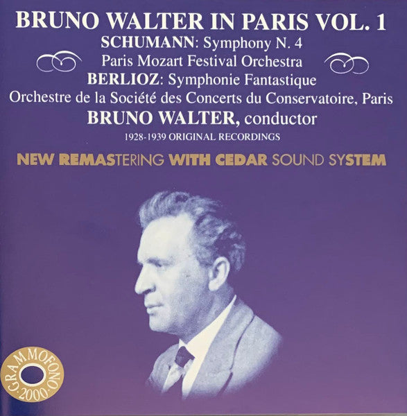Bruno Walter : Bruno Walter In Paris Vol. 1 (1928 - 1939) (CD, Comp)