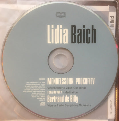 Lidia Baich, Bertrand De Billy, ORF Radio-Symphonieorchester Wien : Mendelssohn Prokofiev (CD, Comp)