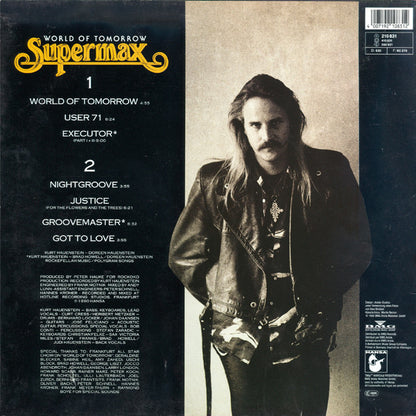 Supermax : World Of Tomorrow (LP, Album)