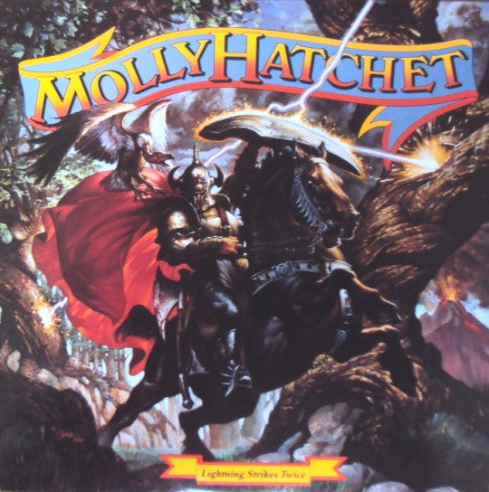 Molly Hatchet : Lightning Strikes Twice (LP, Album)