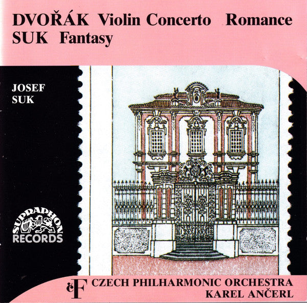 Dvořák* / Suk* – Josef Suk, Czech Philharmonic Orchestra*, Karel Ančerl : Violin Concerto / Romance / Fantasy (CD, Comp, RM, Emp)