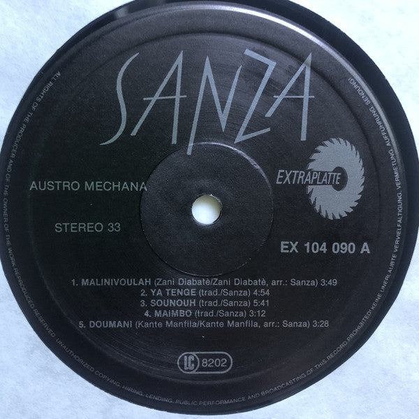 Sanza (3) : Sanza (LP, Album)
