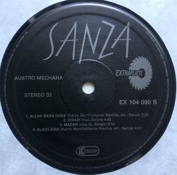 Sanza (3) : Sanza (LP, Album)