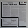 Max Roach : Members, Don't Git Weary. (LP, Album, RE)