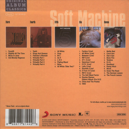Soft Machine : Original Album Classics (CD, Album, RE + CD, Album, RE + CD, Album, RE + CD)