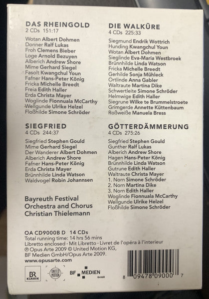 Richard Wagner, Christian Thielemann : Der Ring Des Nibelungen (14xCD, Album, RE + Box, Comp)