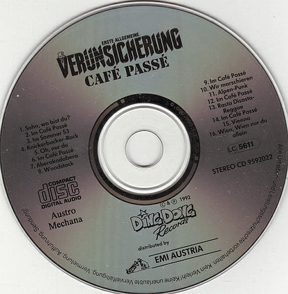 EAV (Erste Allgemeine Verunsicherung) : Café Passé (CD, Album, Ltd, RE)