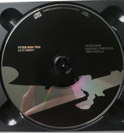 Peter Rom Trio : Says Who?! (CD, Album)