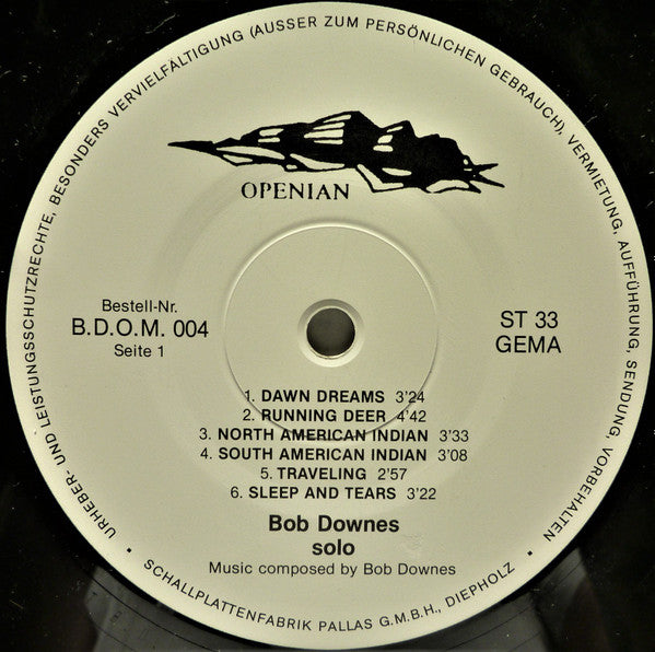 Bob Downes : Solo (LP)