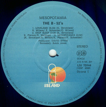 The B-52's : Mesopotamia (LP, Album)