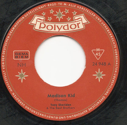 Tony Sheridan And The Beat Brothers : Madison Kid / Let's Dance (7", Single, Mono)