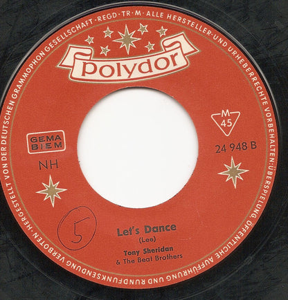 Tony Sheridan And The Beat Brothers : Madison Kid / Let's Dance (7", Single, Mono)