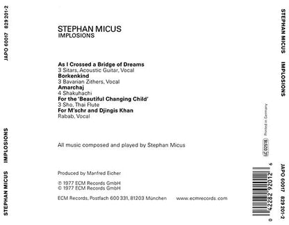 Stephan Micus : Implosions (CD, Album, RE)
