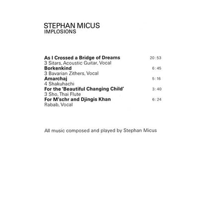Stephan Micus : Implosions (CD, Album, RE)