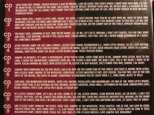 Lester Young : Lester Leaps In (10xCD)