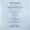Robert Schumann - SWR Vokalensemble Stuttgart, Rupert Huber (2) : Romanzen Und Balladen Für Chor (CD)