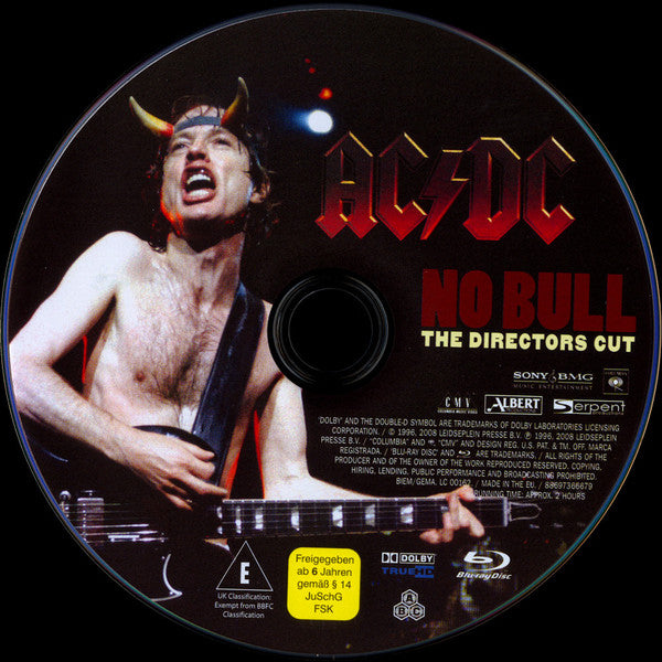 AC/DC : No Bull (The Directors Cut) (Blu-ray, Multichannel)