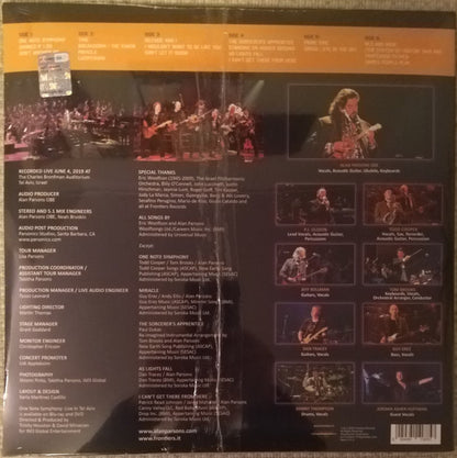 Alan Parsons With Israel Philharmonic Orchestra : One Note Symphony (Live In Tel Aviv) (3xLP, Album)