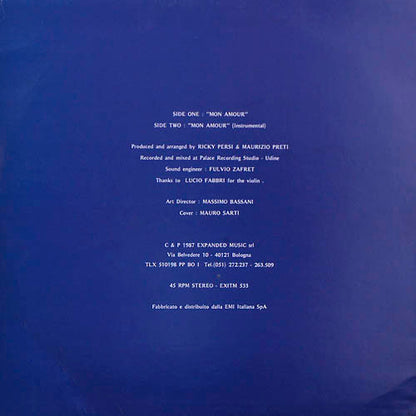 Deblanc : Mon Amour (12")