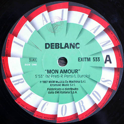 Deblanc : Mon Amour (12")