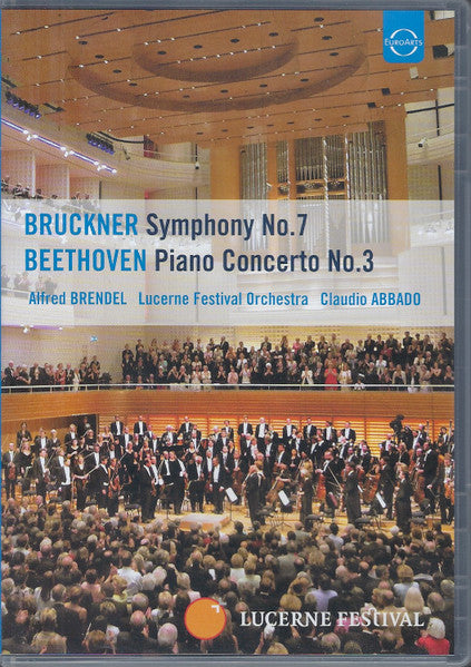 Bruckner*, Beethoven* - Alfred Brendel, Lucerne Festival Orchestra, Claudio Abbado : Symphony No.7 • Piano Concerto No.3 (DVD-V)