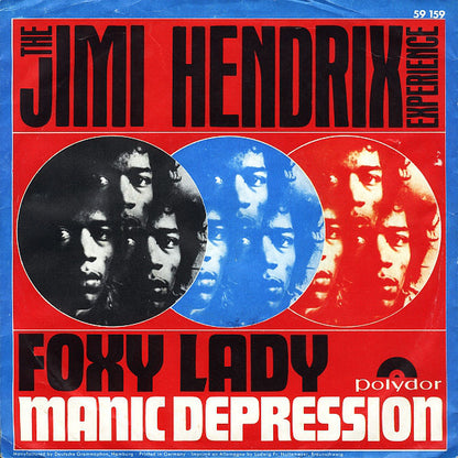 The Jimi Hendrix Experience : Foxy Lady / Manic Depression (7", Single, Mono)