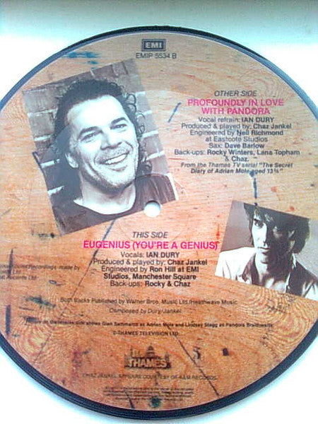 Ian Dury : Profoundly In Love With Pandora (7", Single, Pic)