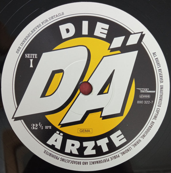 Die Ärzte : Die Bestie In Menschengestalt (LP + LP, S/Sided + Album, RE, 32 )