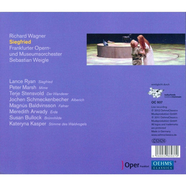 Richard Wagner - Frankfurter Opern- Und Museumsorchester, Sebastian Weigle : Siegfried (4xCD, Album + Box, Sli)