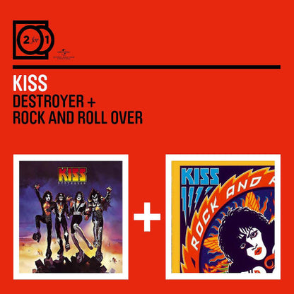 Kiss : Destroyer + Rock And Roll Over (CD, Album, RE, RM + CD, Album, RE, RM + Comp)