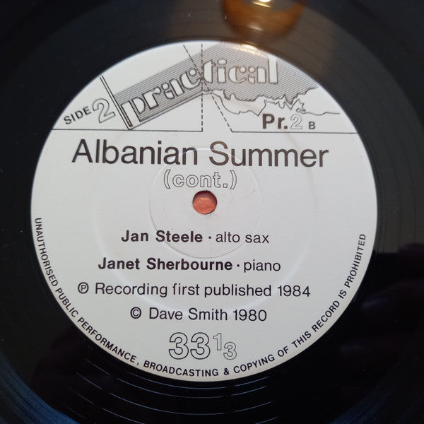 Jan Steele / Janet Sherbourne - Dave Smith (3) : Albanian Summer - An Entertainment (LP, Album)