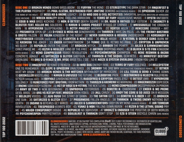 Various : Hardcore Top 100 2022 (2xCD, Mixed)