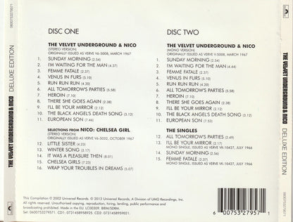 The Velvet Underground : The Velvet Underground & Nico (2xCD, Album, Dlx, RE, RM)