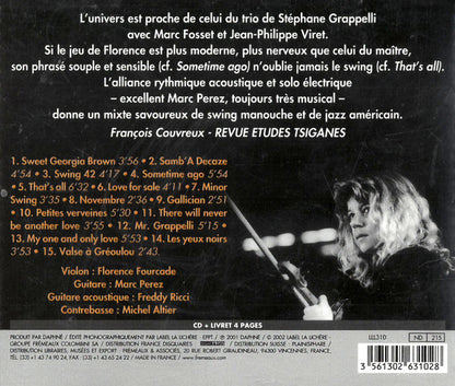 Florence Fourcade Quartet : Mademoiselle Swing (CD, RE)