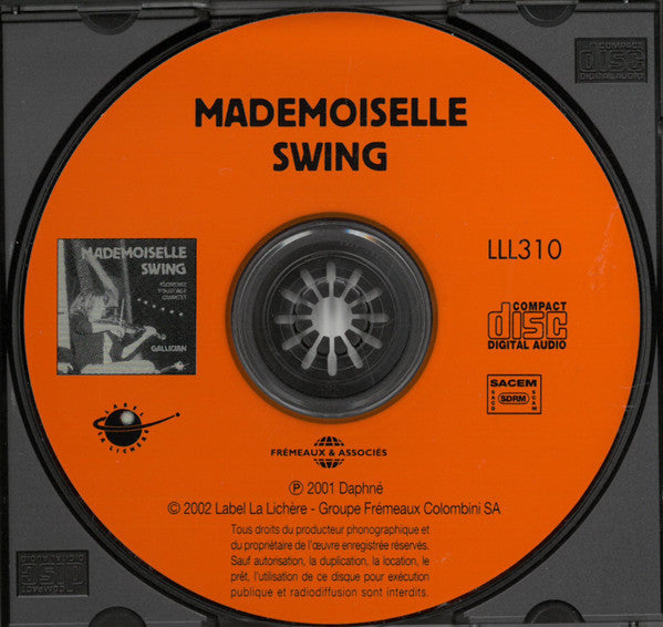 Florence Fourcade Quartet : Mademoiselle Swing (CD, RE)