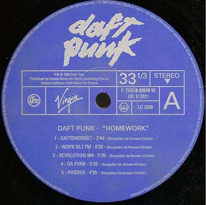 Daft Punk : Homework (2xLP, Album, RE)