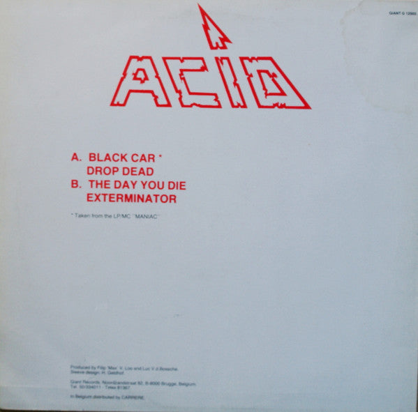 Acid : Black Car (12", EP)